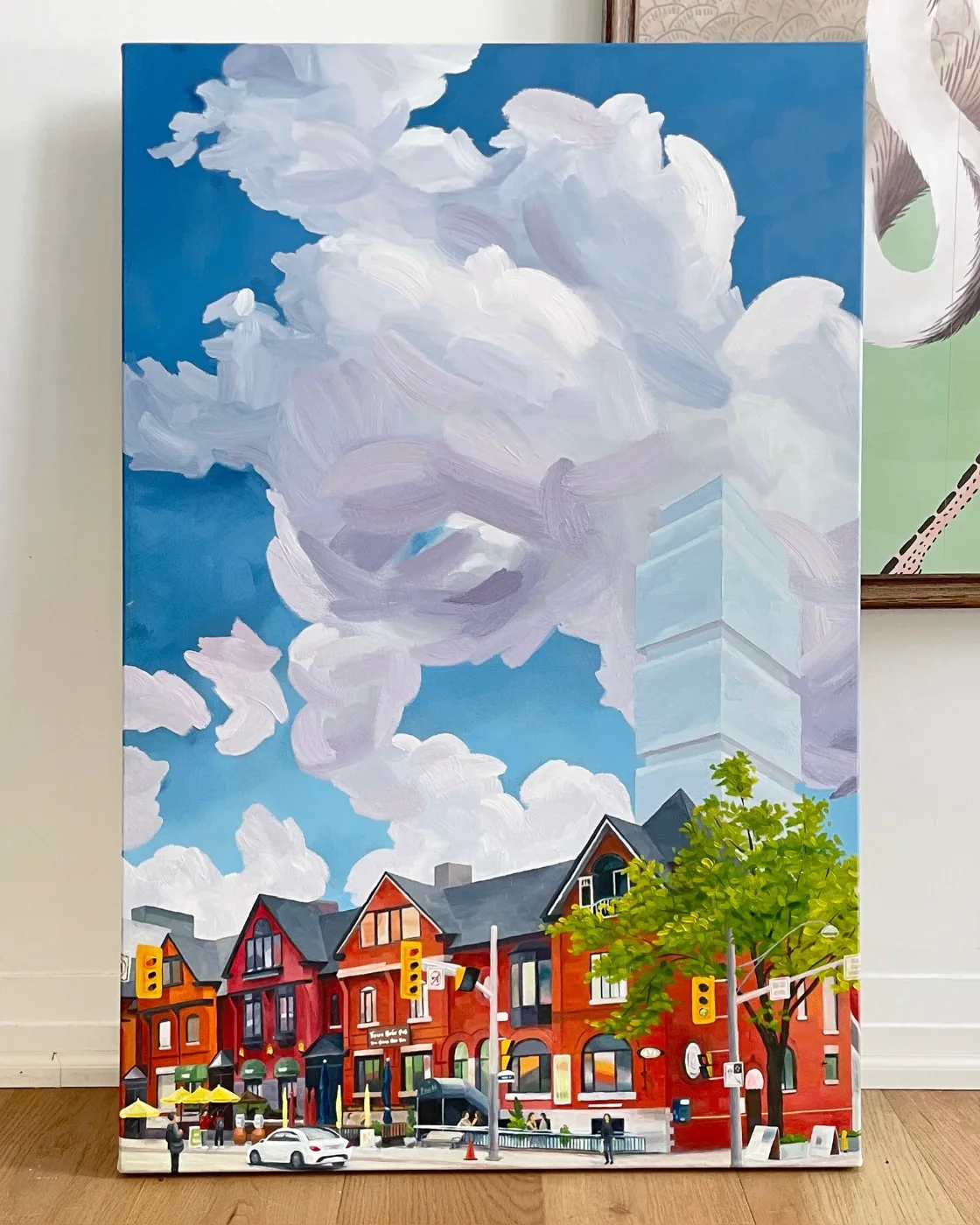 John Street — oil on canvas